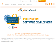 Tablet Screenshot of aishinfotech.net